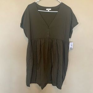 *NEW* BP Olive Green MIDI Dress - large